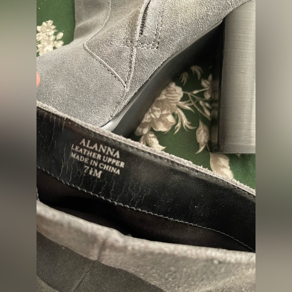 Suede Heeled Boots - Picture 6 of 6